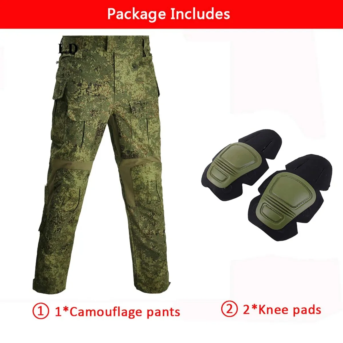 Men Combat Pants with Knee Pads Army Military Airsoft Tactical Men Work Pants Camouflage Multicam Trekking Hunting Clothes Mens - Image 4