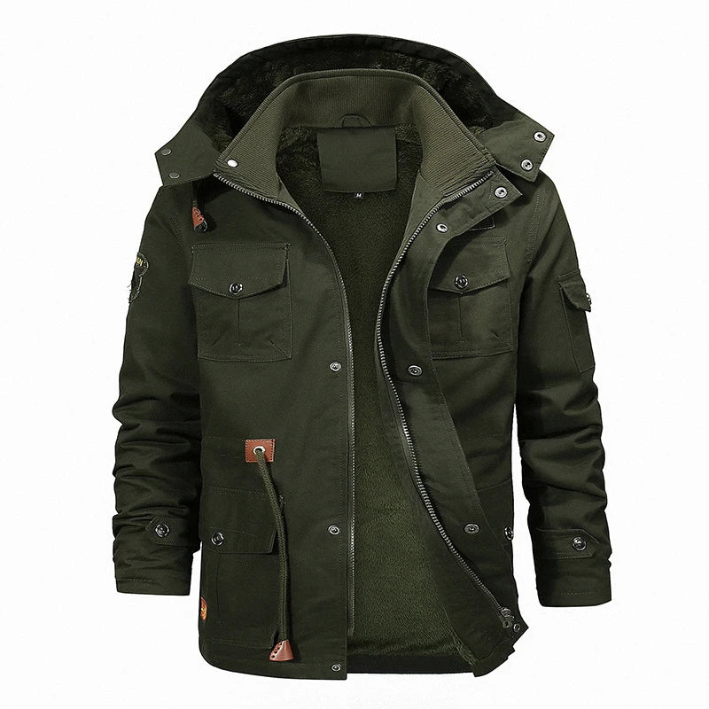 Men Jacket Coats Fashion Trench Coat New Winter Casual Thick Overcoat Black Gentleman Jacket Male Long Jacket Dropshipping - Image 8