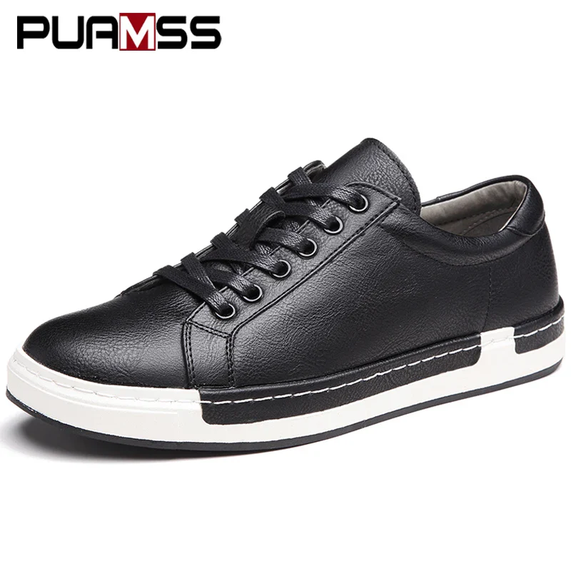 Men Leather Casual Shoes Men Sneakers 2020 Autumn Brand Mens Suede Shoes Comfortable Flat Male Footwear Zapatillas Hombre - Image 6