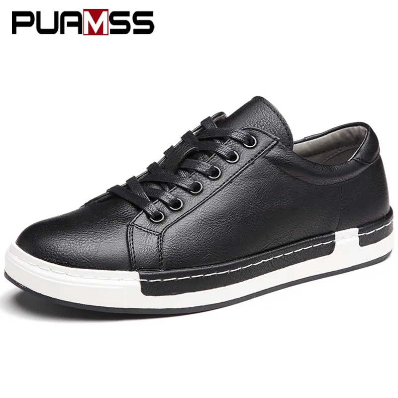 Men Leather Casual Shoes Men Sneakers 2020 Autumn Brand Mens Suede Shoes Comfortable Flat Male Footwear Zapatillas Hombre - Image 7