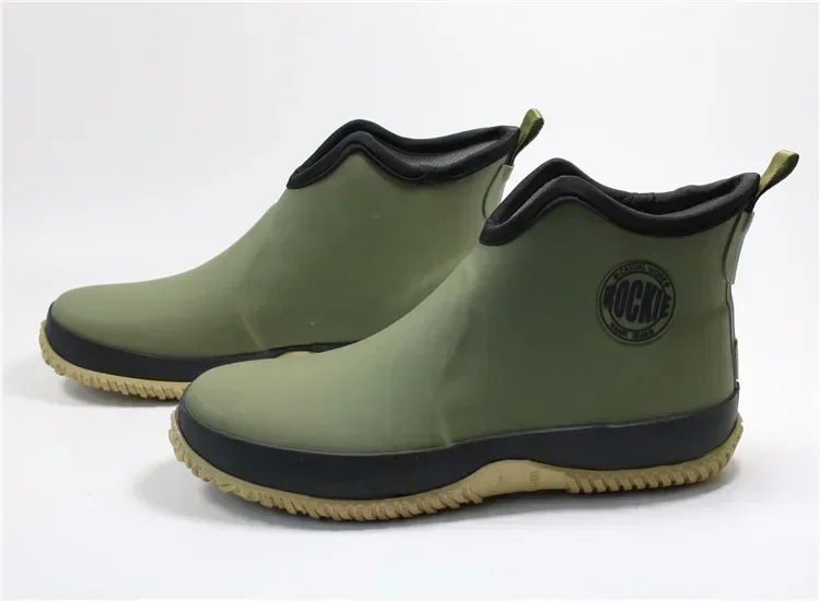 Men Rain Boots Fashion Rubber Shoes for Man Platform Rain Boots 2025 Autumn Slip on Waterproof Work Mens Booties Bota Masculina - Image 2