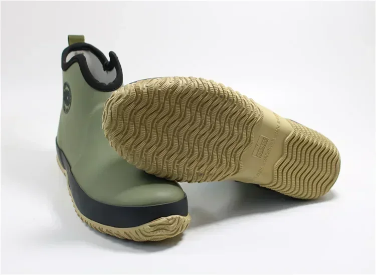 Men Rain Boots Fashion Rubber Shoes for Man Platform Rain Boots 2025 Autumn Slip on Waterproof Work Mens Booties Bota Masculina - Image 3