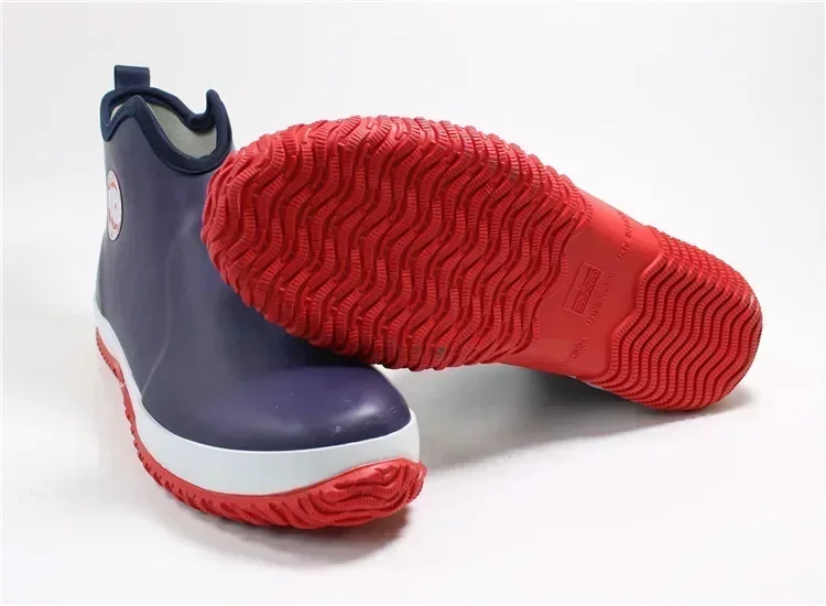 Men Rain Boots Fashion Rubber Shoes for Man Platform Rain Boots 2025 Autumn Slip on Waterproof Work Mens Booties Bota Masculina - Image 4