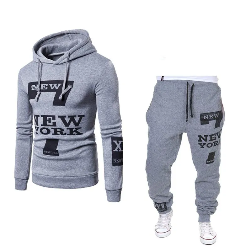 Men Sets 2022 Spring Winter Sweatsuit Set Homme/Women Casual Fleece Sportwear Suits Hoodies Streetwear Men Clothing - Image 2