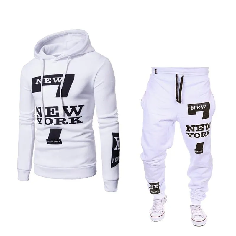 Men Sets 2022 Spring Winter Sweatsuit Set Homme/Women Casual Fleece Sportwear Suits Hoodies Streetwear Men Clothing - Image 9