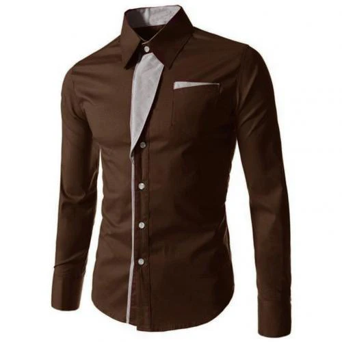 Men Shirts Long Sleeve Button up Shirt Top Shirts Muscular body chemise homme 2023 - Image 2