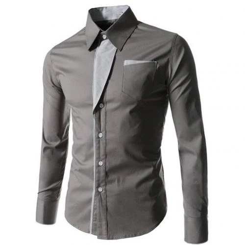 Men Shirts Long Sleeve Button up Shirt Top Shirts Muscular body chemise homme 2023 - Image 5