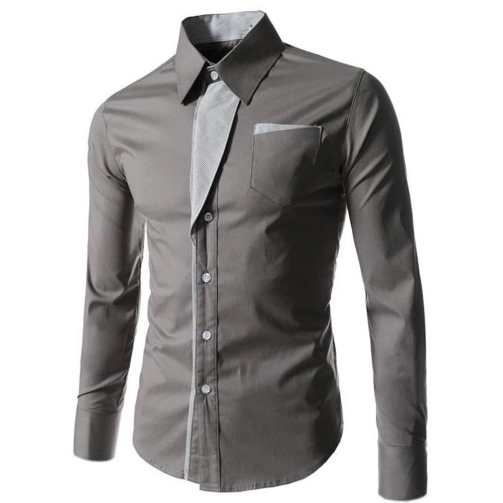 Men Shirts Long Sleeve Button up Shirt Top Shirts Muscular body chemise homme 2023 - Image 9