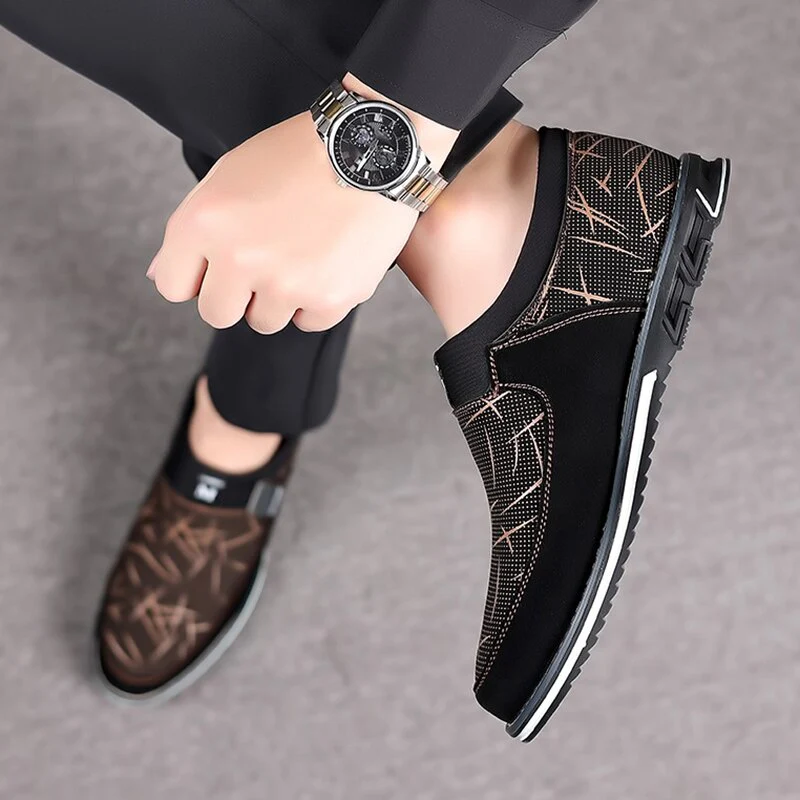 Men Shoes Color Print Sneakers Men Fashion Casual Walking Shoes Breathable Slip on wear-resistant Mens Loafers Zapatillas Hombre - Image 8