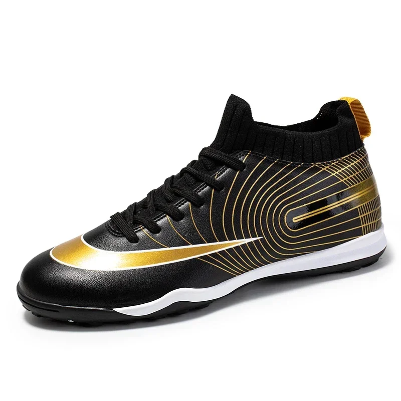 Men Soccer Shoes Professional Unisex Ankle Football Boots Cleats Grass Training Match Sneakers Futsal Professional Non Slip Soft - Image 10