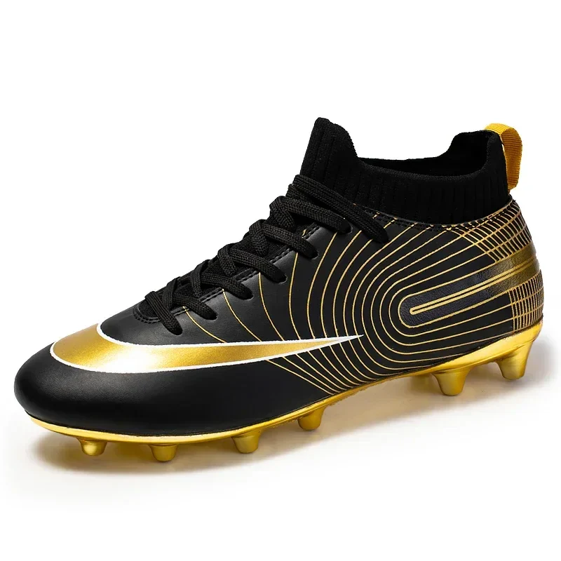 Men Soccer Shoes Professional Unisex Ankle Football Boots Cleats Grass Training Match Sneakers Futsal Professional Non Slip Soft - Image 7