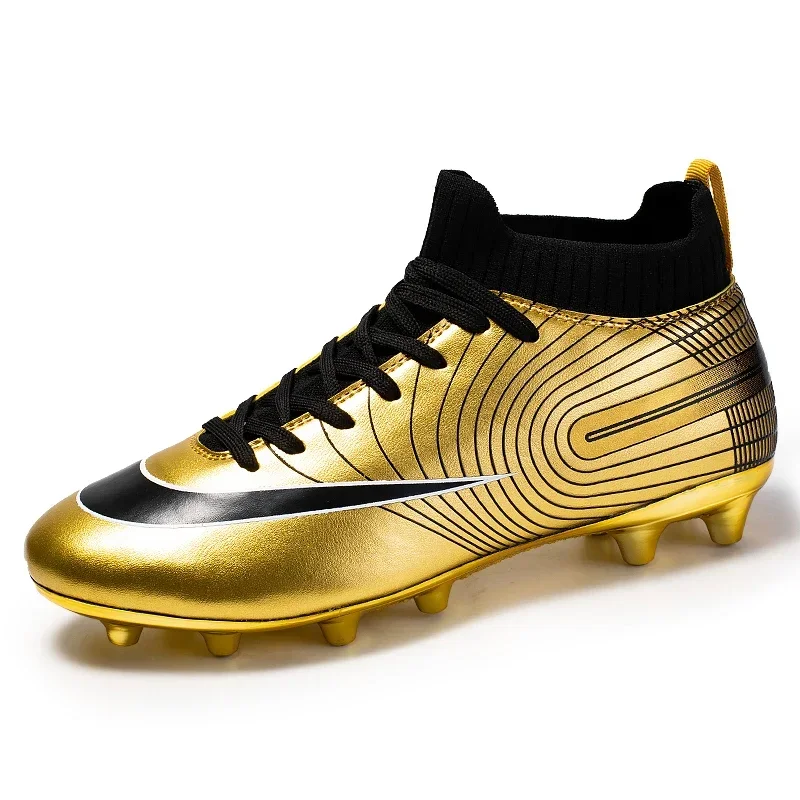 Men Soccer Shoes Professional Unisex Ankle Football Boots Cleats Grass Training Match Sneakers Futsal Professional Non Slip Soft - Image 8