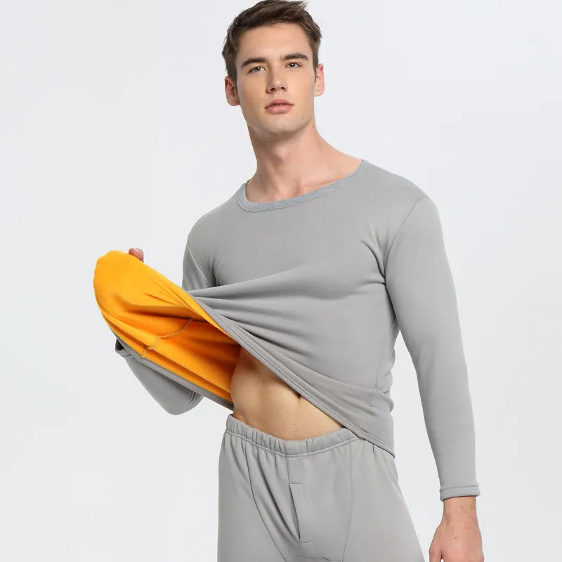 Men Thermal Underwear 2018 New Winter Women Long Johns thick fleece underwear sets keep warm in cold weather size L to 6XL - Image 3