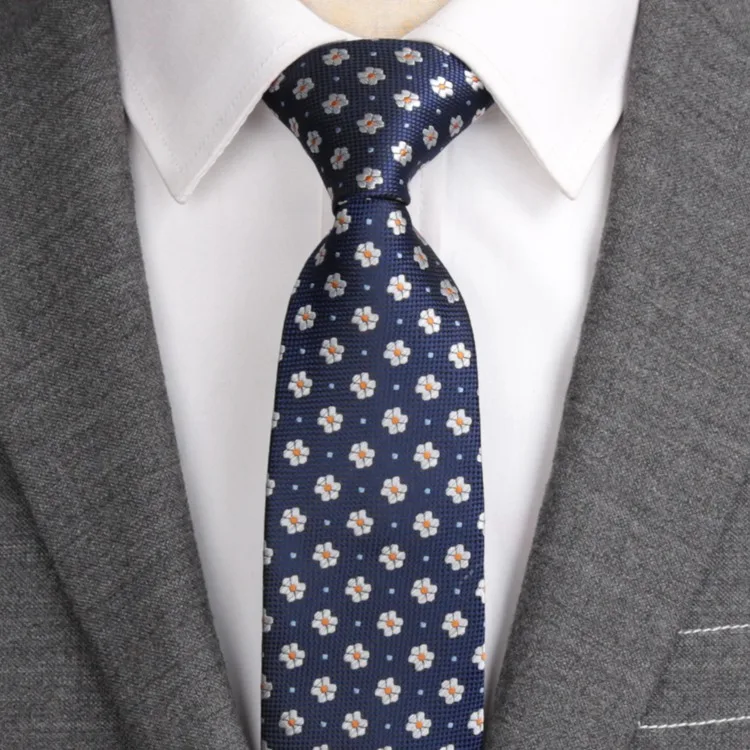 Men ties necktie Men's vestidos business wedding tie Male Dress legame gift gravata England Stripes JACQUARD WOVEN 6cm - Image 28