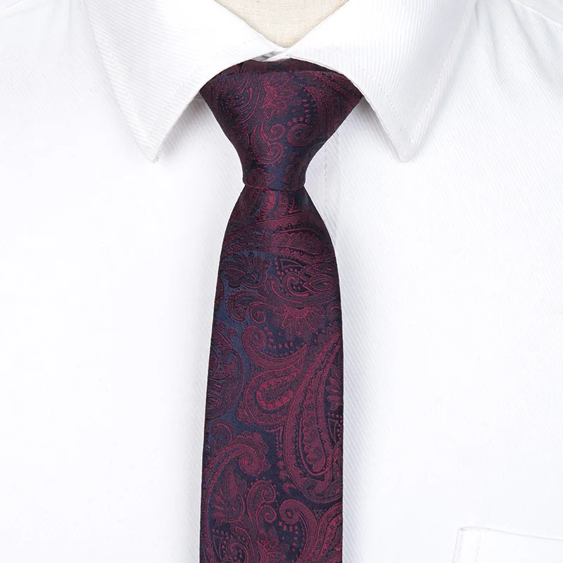 Men ties necktie Men's vestidos business wedding tie Male Dress legame gift gravata England Stripes JACQUARD WOVEN 6cm - Image 7