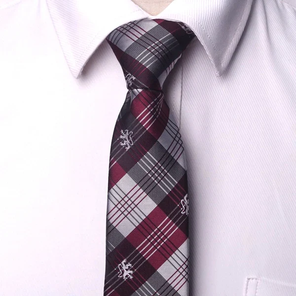 Men ties necktie Men's vestidos business wedding tie Male Dress legame gift gravata England Stripes JACQUARD WOVEN 6cm - Image 29