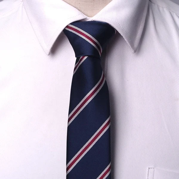 Men ties necktie Men's vestidos business wedding tie Male Dress legame gift gravata England Stripes JACQUARD WOVEN 6cm - Image 9