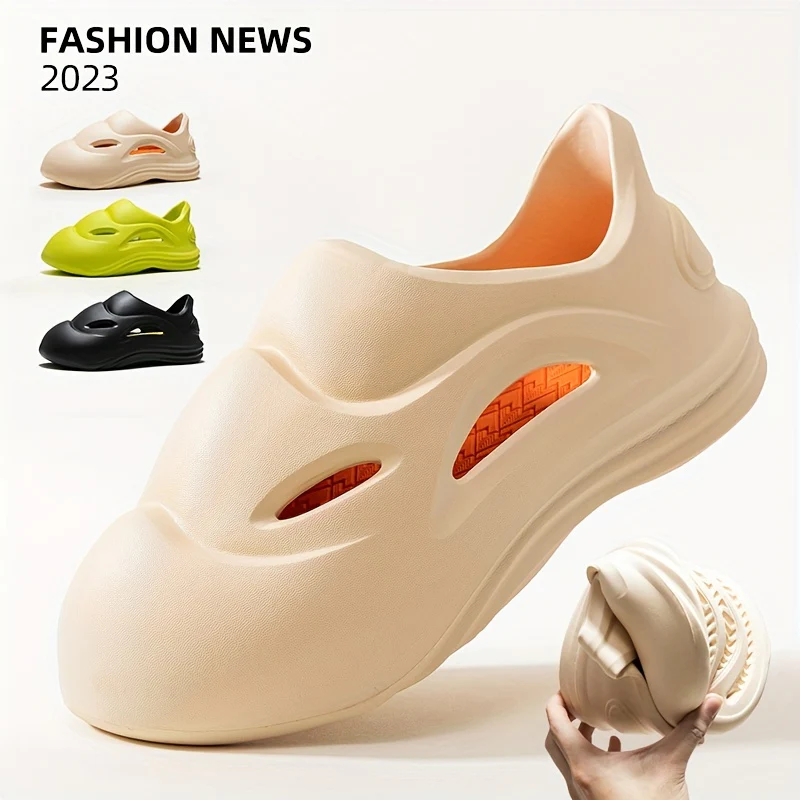 Men's And Women's Sandals With Removable Footbed, Slip-on Quick Dry Shoes