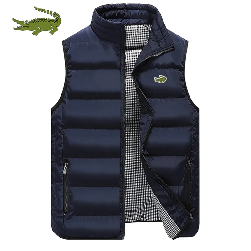 Men's Autumn and Winter High Quality Brand Cotton Tank Top Jacket Hot Selling Fashion Casual Comfort Sleeveless Thickened Jacket - Image 11