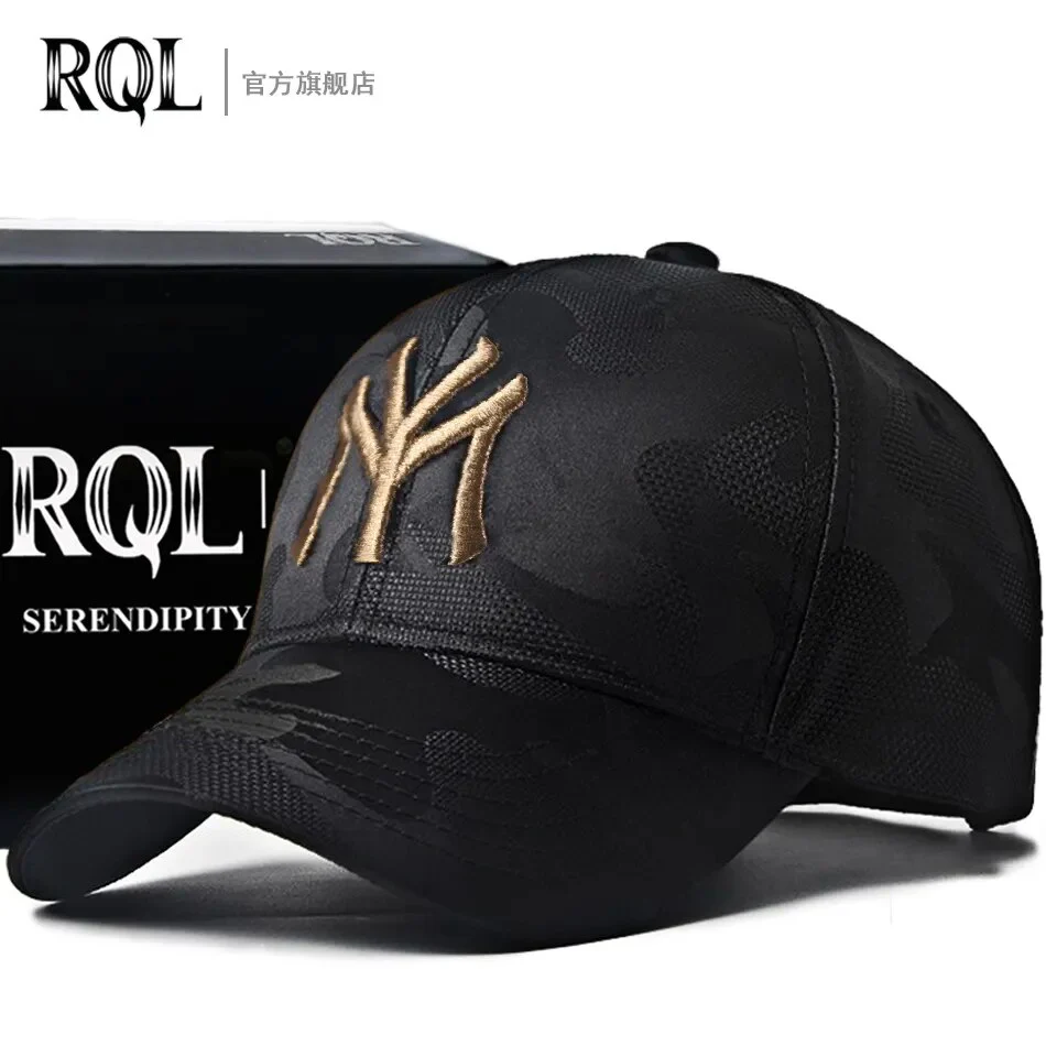 Men's Black Baseball Cap Embroidery Totem Military Camouflage Trucker Hat New Hip Hop Luxury Winter Sun Male  Sport Mesh Brand - Image 10