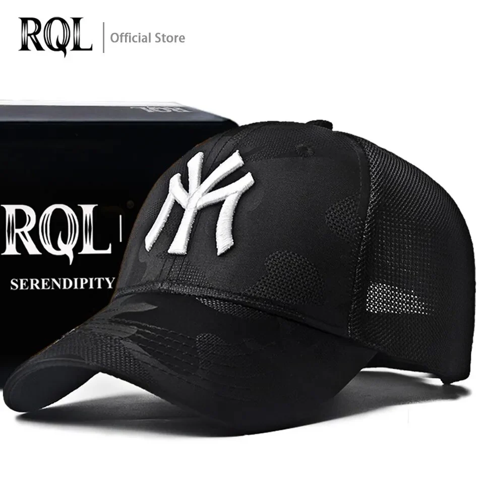 Men's Black Baseball Cap Embroidery Totem Military Camouflage Trucker Hat New Hip Hop Luxury Winter Sun Male  Sport Mesh Brand - Image 14