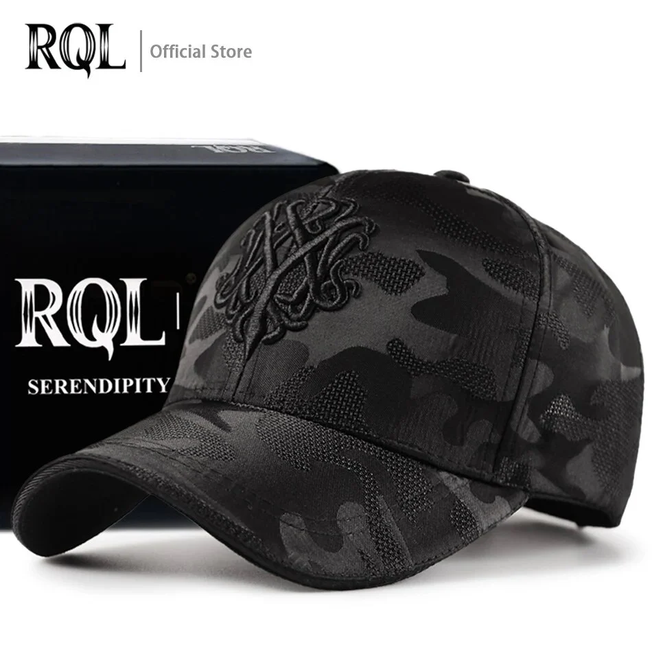Men's Black Baseball Cap Embroidery Totem Military Camouflage Trucker Hat New Hip Hop Luxury Winter Sun Male  Sport Mesh Brand - Image 5