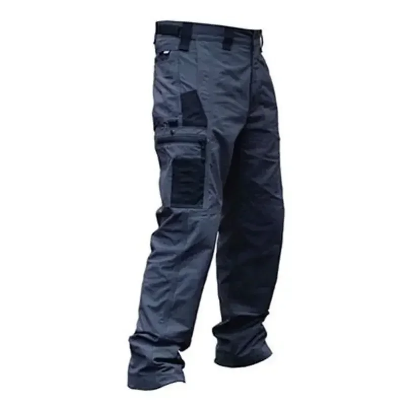 Men's Cargo Pants Multi Pockets Work Trousers Casual Tactical Pants Male Outwear Straight Autumn Winter Wear-resisting Trousers - Image 15