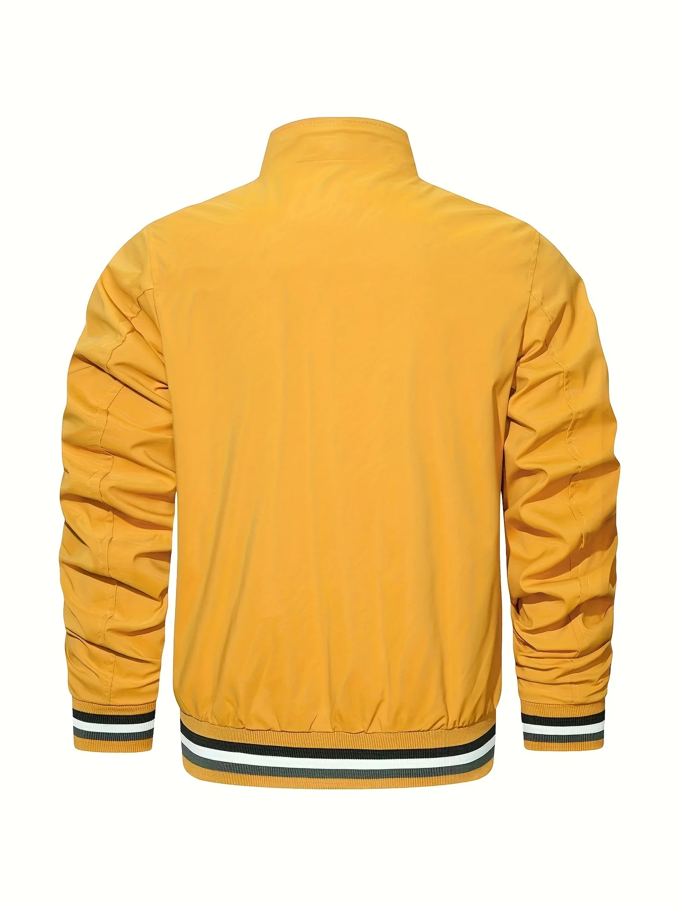 Men's Casual Baseball Jacket Coat Regular Fit College Hipster Windbreaker For Spring Autumn - Image 7