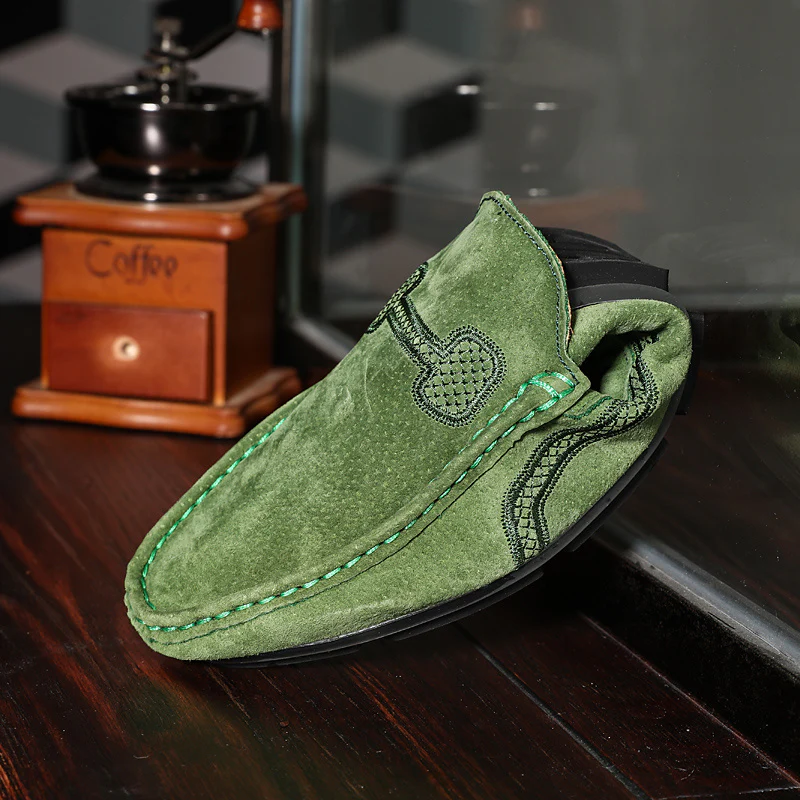 Men's Casual Loafers, Upper, PU Lining, Rubber Sole, Fabric Insole, Round Toe Slip-On Shoes for All Seasons, Dressy Shoes - Image 90