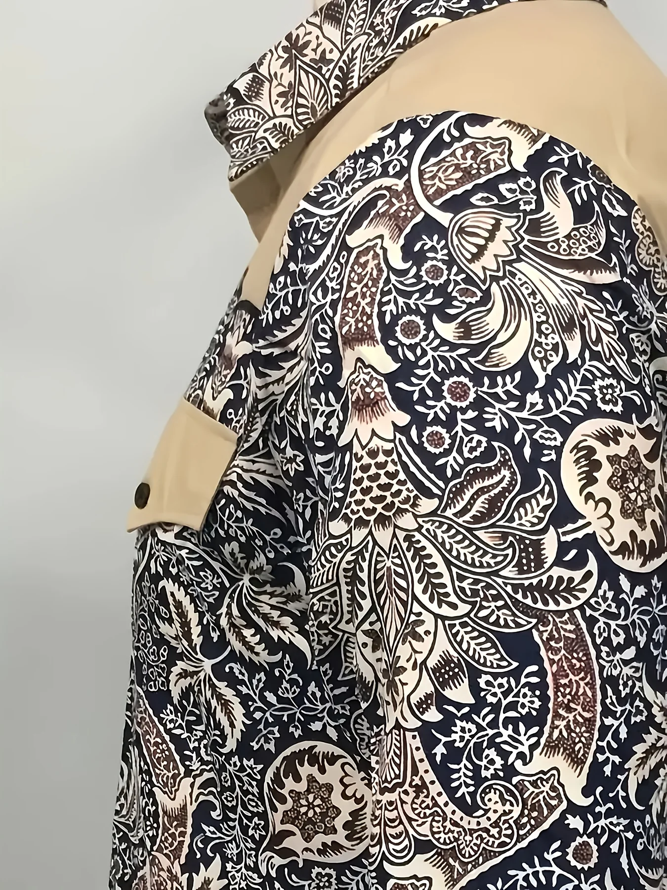 Men'S Casual Shirt, Geometric Pattern Print - Casual Buttons Long Sleeve Casual Party, Daily Festival, Four Seasons, Lapel Long Sleeve Outdoor Shirt, Comfortable Men'S Spring and Autumn Shirt, Fashion Top - Image 3