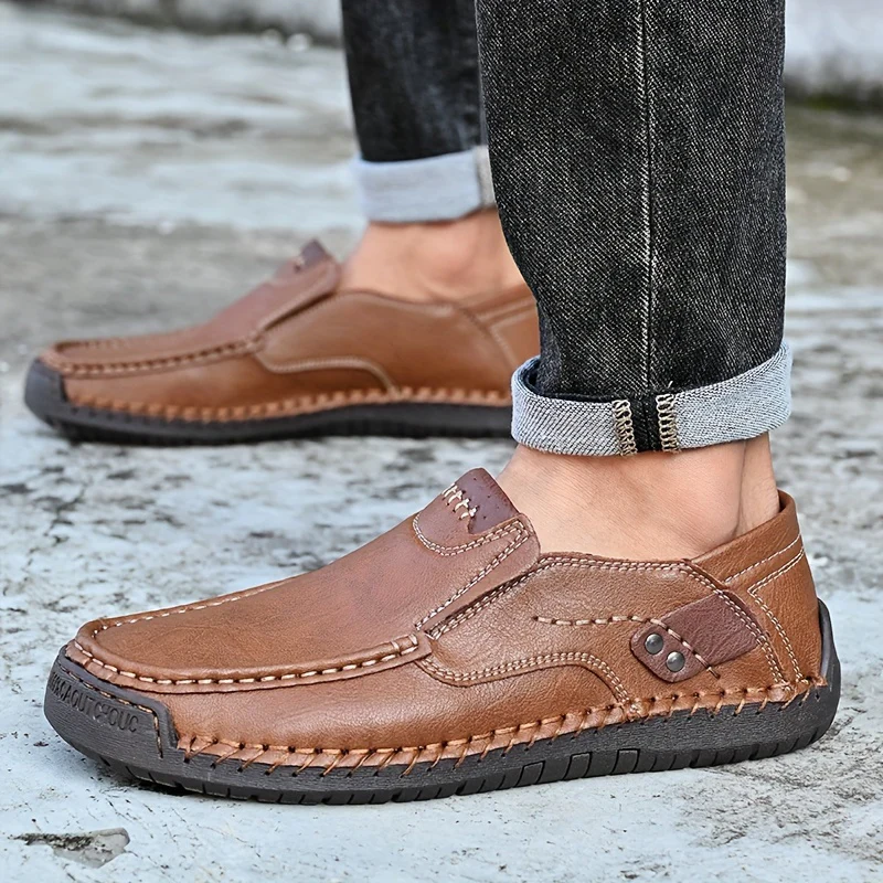 Men'S Casual Shoes Breathable Loafers Lightweight Men Driving Shoes Slip On Fashion Boat Shoes Outdoor Non-Slip Comfort - Image 3