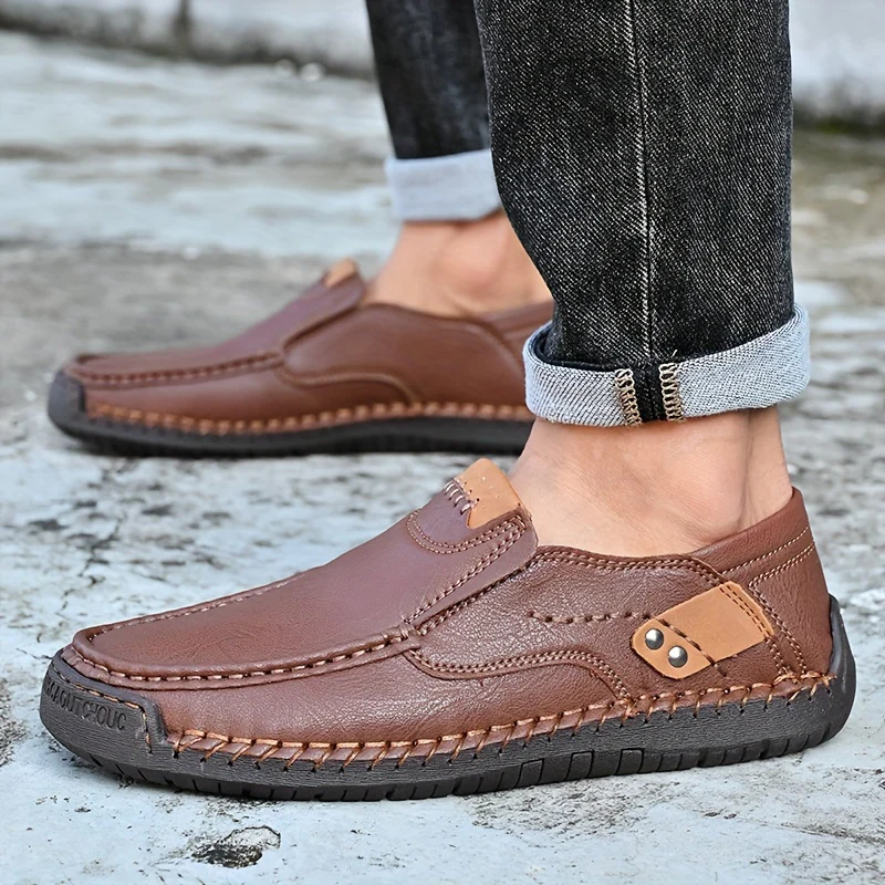 Men'S Casual Shoes Breathable Loafers Lightweight Men Driving Shoes Slip On Fashion Boat Shoes Outdoor Non-Slip Comfort - Image 7