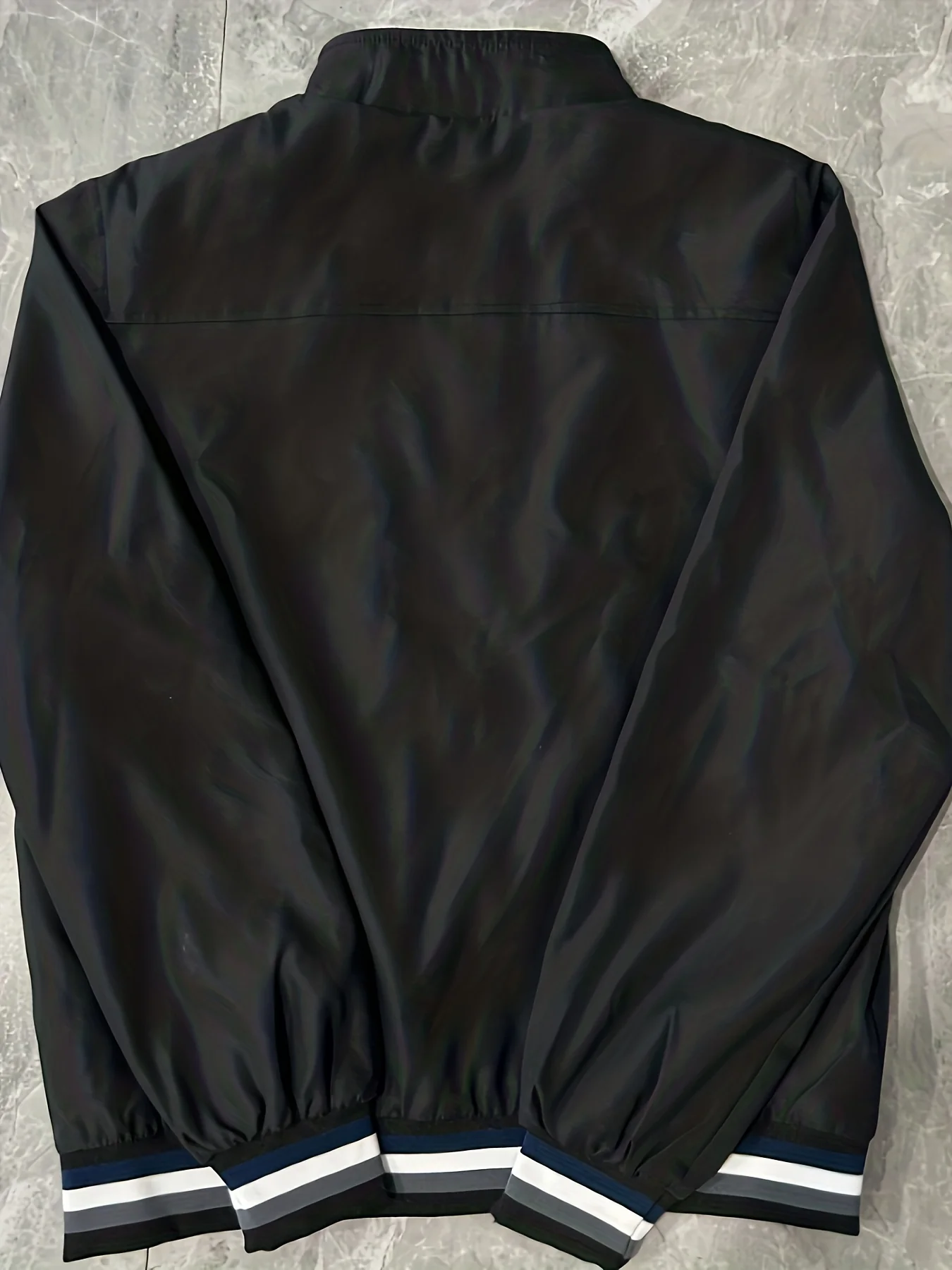 Men's Casual Stand Collar Jacket Coat Regular Fit College Hipster Windbreaker For Spring Autumn - Image 9
