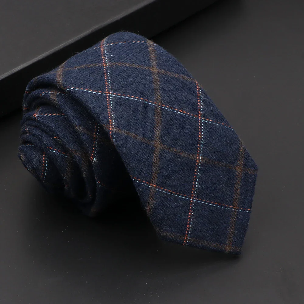 Mens Classic Cotton Ties High Quality Handmade Skinny 6CM Neck Tie Plaid Solid Color Striped Narrow Business Shirt Accessories - Image 55
