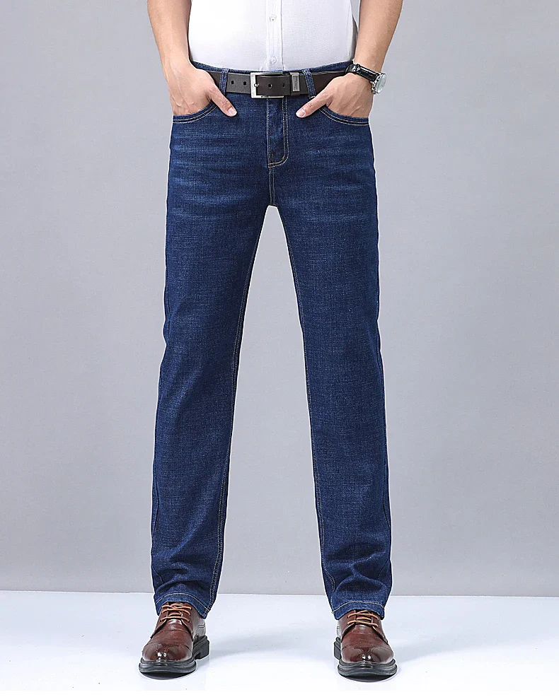 Men's Denim Jeans Thin Summer Straight Business Soft Fashion New High Quality Pants New Arrivals Dropship OL Work Trousers - Image 12
