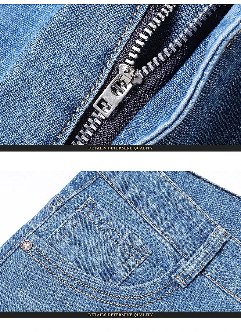 Men's Denim Jeans Thin Summer Straight Business Soft Fashion New High Quality Pants New Arrivals Dropship OL Work Trousers - Image 19