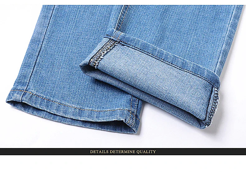 Men's Denim Jeans Thin Summer Straight Business Soft Fashion New High Quality Pants New Arrivals Dropship OL Work Trousers - Image 20