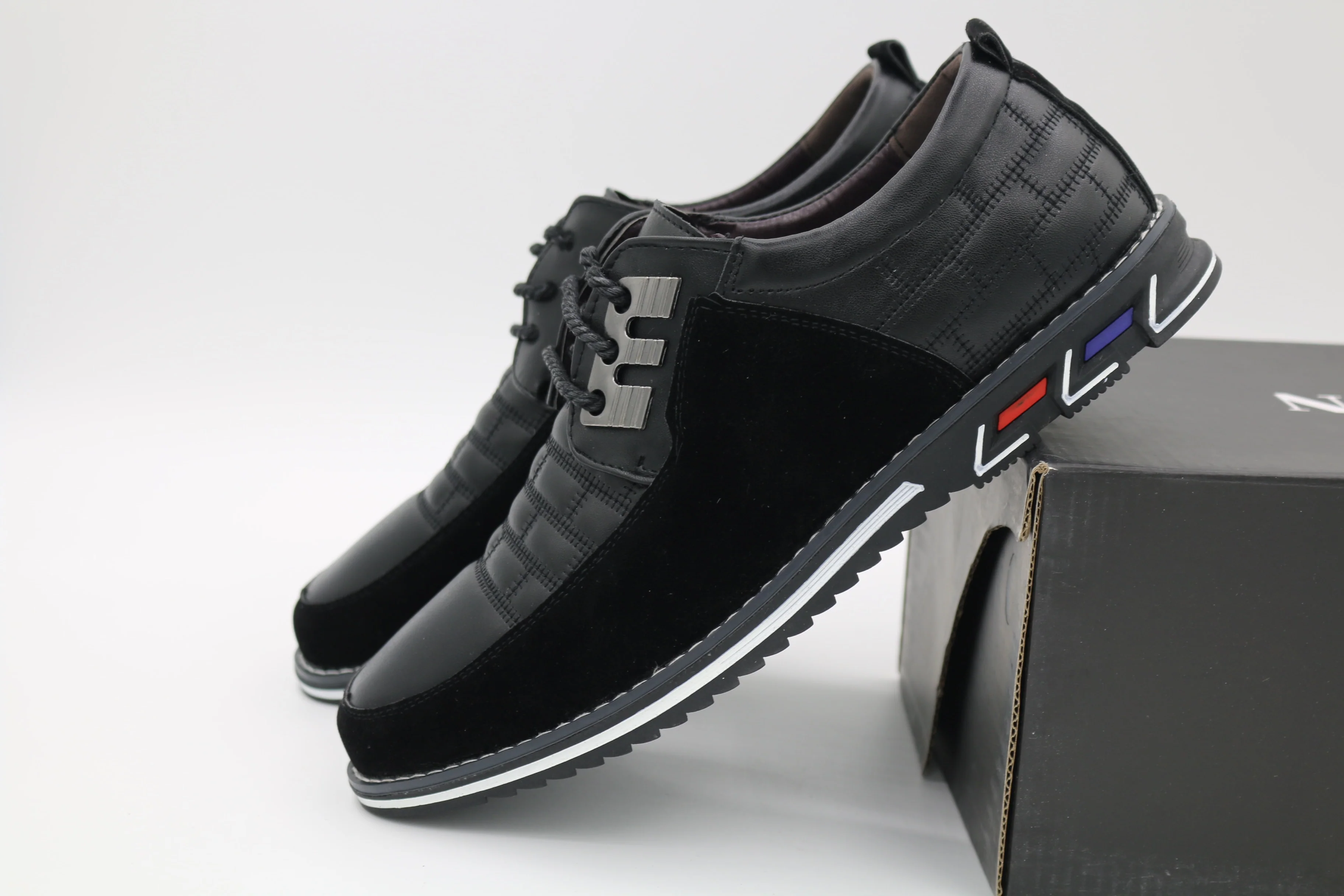 Mens designer shoes Big Size 38-48 Oxfords Leather Men Shoes Fashion Casual Slip On Formal Business Wedding Dress Shoes - Image 3