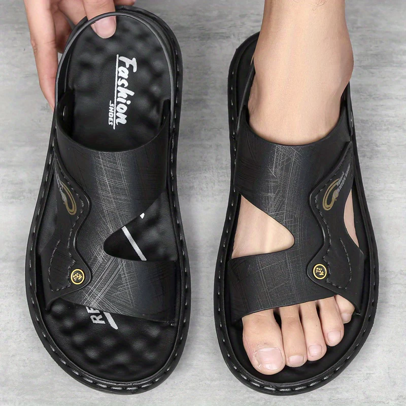 Men's Dual Purpose Sandals, Casual Hollow Out Non Slip Shoes, Open Toe Shoes For Outdoor Beach, Spring And Summer - Image 31
