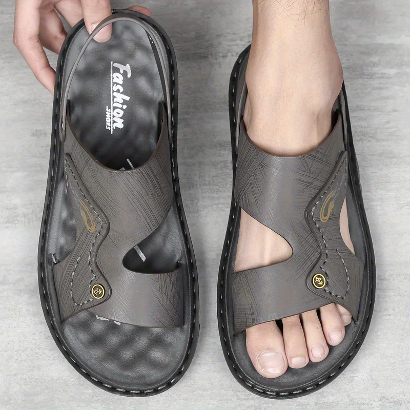 Men's Dual Purpose Sandals, Casual Hollow Out Non Slip Shoes, Open Toe Shoes For Outdoor Beach, Spring And Summer - Image 32