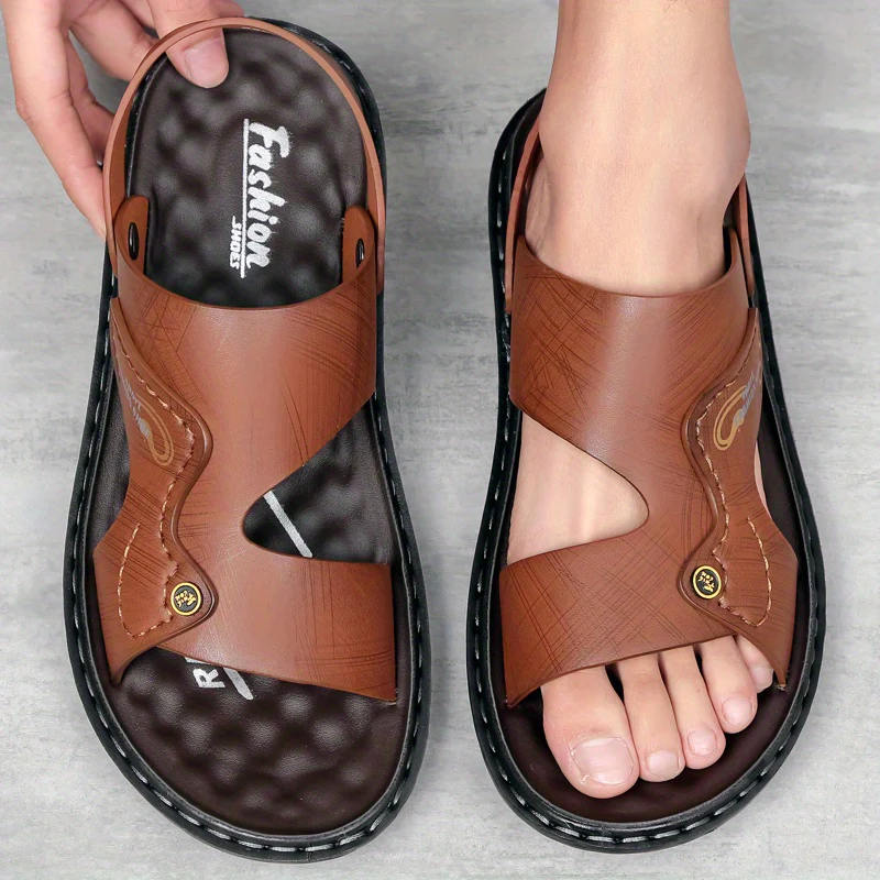 Men's Dual Purpose Sandals, Casual Hollow Out Non Slip Shoes, Open Toe Shoes For Outdoor Beach, Spring And Summer - Image 35