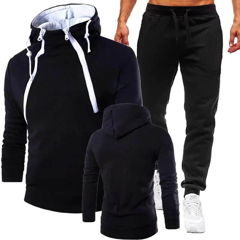 Men's Fashion Printed Hooded Tracksuits Women's Autumn Winter Hoodie+Pants 2-piece Pullover Athletic Sets Hoodie Sportwear Suis - Image 5