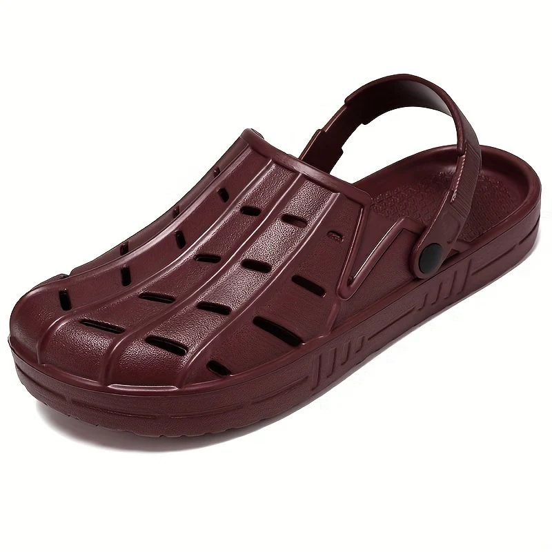 Men's Fashionable Breathable Oversized Clogs - Casual Slip-On Beach & Garden Sandals, EVA Material - Image 5