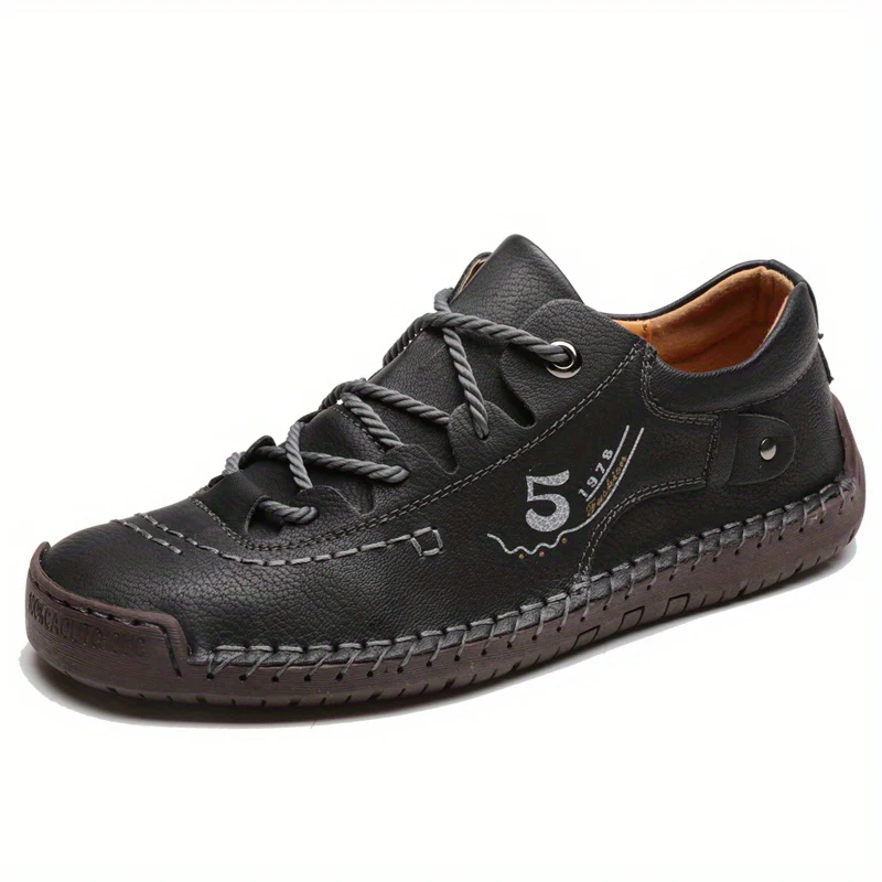 Men's Handmade Stitching Casual Shoes Flats Outdoor Walking Sneakers - Image 19