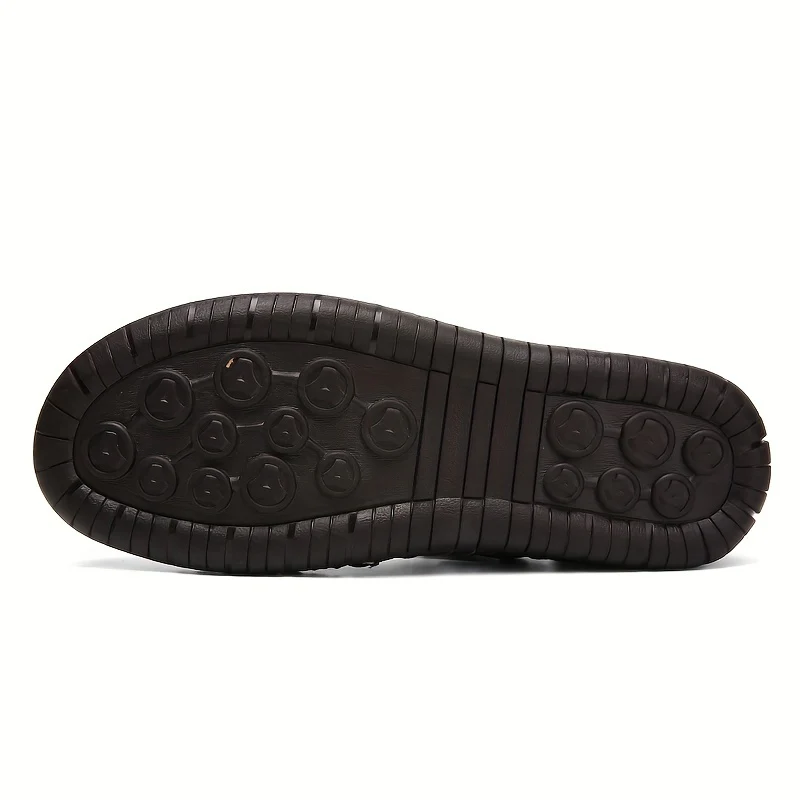 Men's Handmade Stitching Casual Shoes Flats Outdoor Walking Sneakers - Image 6