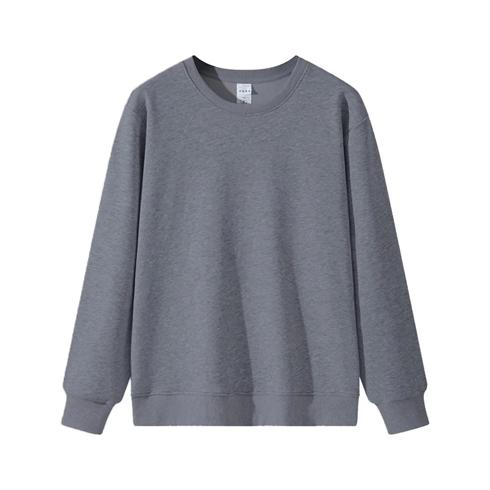 Mens Harajuku Sweatshirts Men's Autumn Pullovers Korean Solid Color Men Casual Hoodie O Neck Basic Tops Hip Hop Streetwear - Image 10