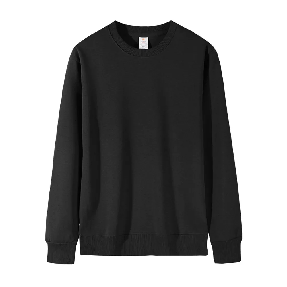 Mens Harajuku Sweatshirts Men's Autumn Pullovers Korean Solid Color Men Casual Hoodie O Neck Basic Tops Hip Hop Streetwear - Image 7