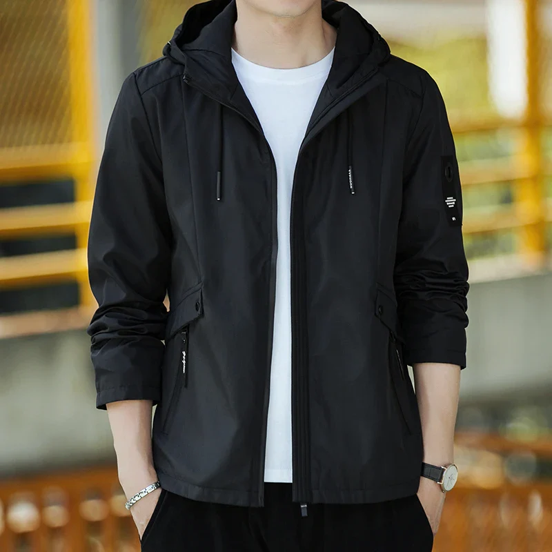 Men's Jackets Waterproof Military Hooded Jacket Windbreaker Outdoor Camping Sports Coat Male Clothing Thin Overcoat 5XL 6XL 7XL - Image 5