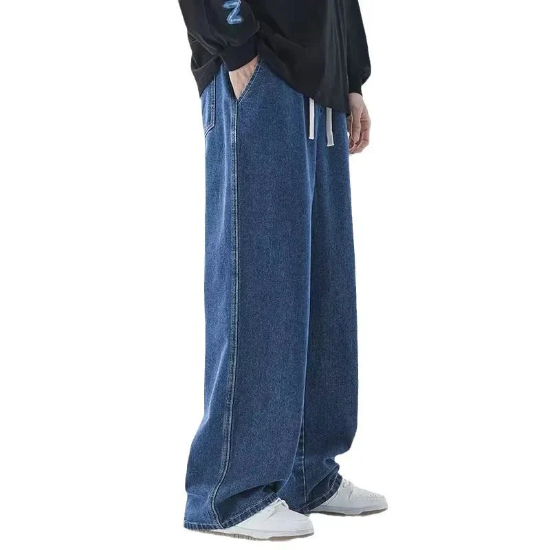 Mens Jeans Large Denim Jeans for Teens Trousers for Men Jean Baggy Pants Men's Fashion Man Male Streetwear Korean Men´s - Image 4
