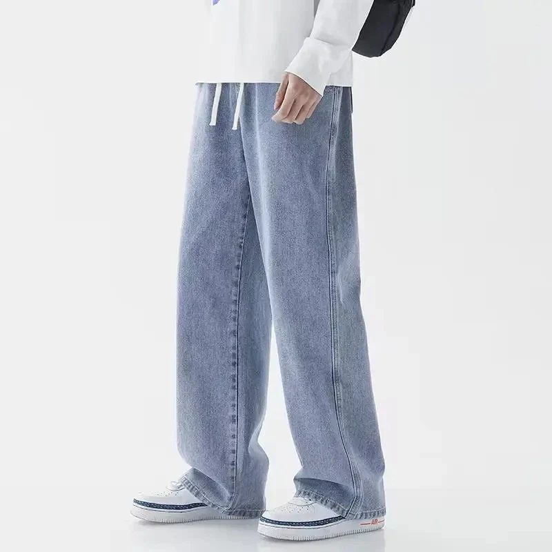 Mens Jeans Large Denim Jeans for Teens Trousers for Men Jean Baggy Pants Men's Fashion Man Male Streetwear Korean Men´s - Image 5